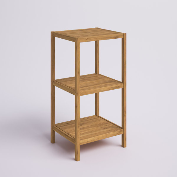 Dotted Line™ Chet 14.5'' W x 28.5'' H x 13'' D Solid Wood FreeStanding
